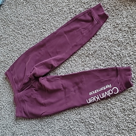 Calvin Klein Purple Performance Sweatpants - Picture 7 of 11